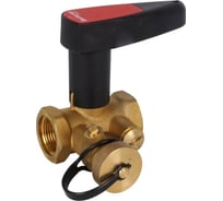 Запорный ручной клапан БРОЕН basic с дренажем резьбовой dn 20 pn 25 kvs=4,65 м3/ч RG008SNP19BCVM