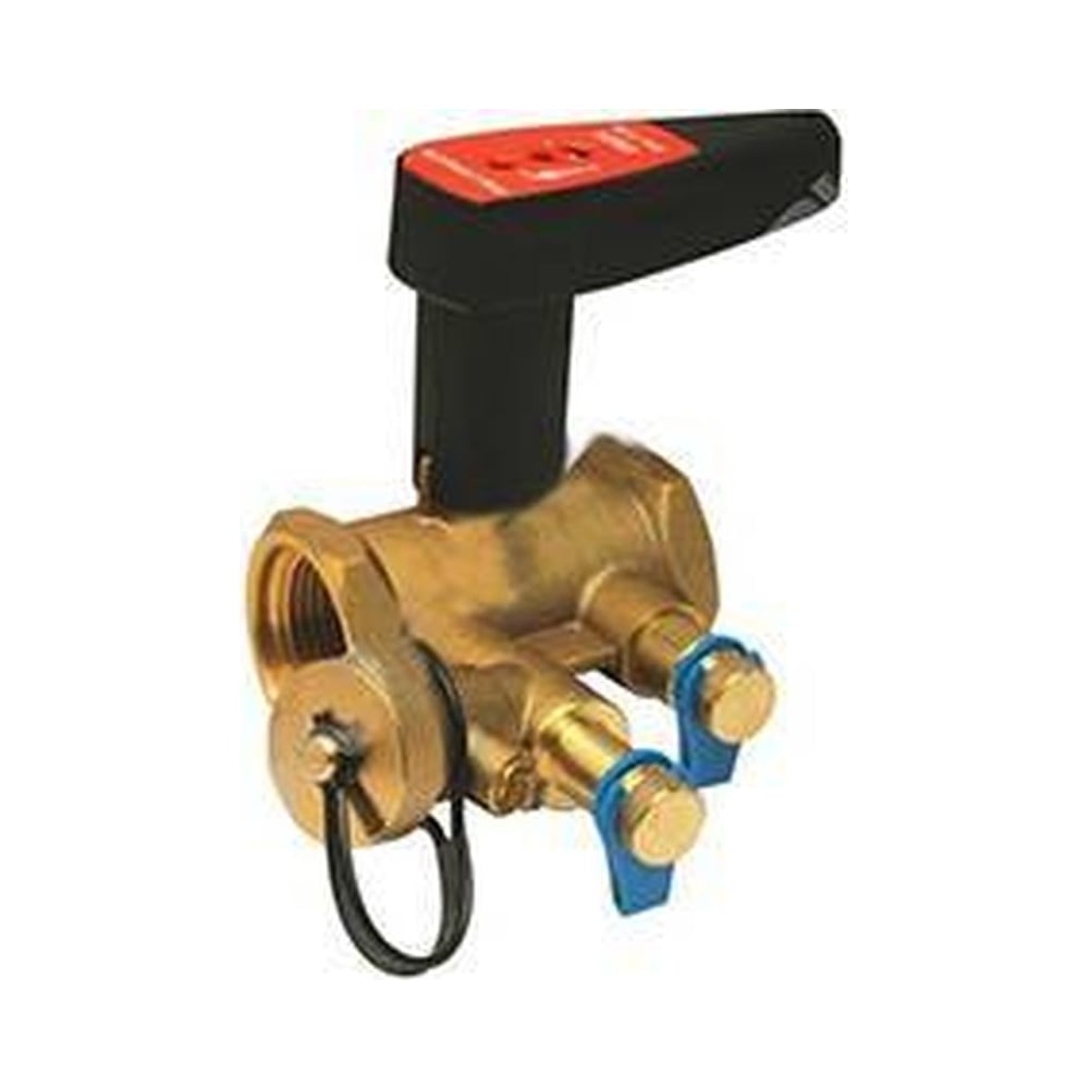 Балансировочный ручной клапан БРОЕН с дренажем v стандартной пропускной ...