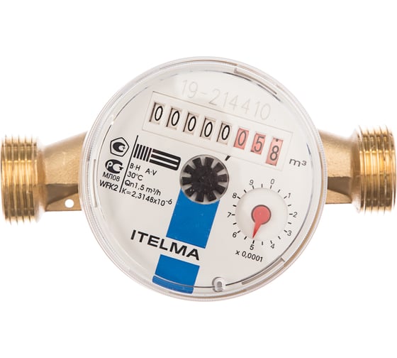 Счетчик холодной воды ITELMA ХВС ДУ-15 L=110 Ит.Х-15 WFK20.D110 WFK20.D110-0-R-L-0-IP54