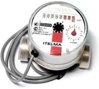Счетчик горячей воды ITELMA (Ду=15мм, L=80мм, импульсный выход, ГЕРКОН) WFW24.D080-0-R-L-10-IP54
