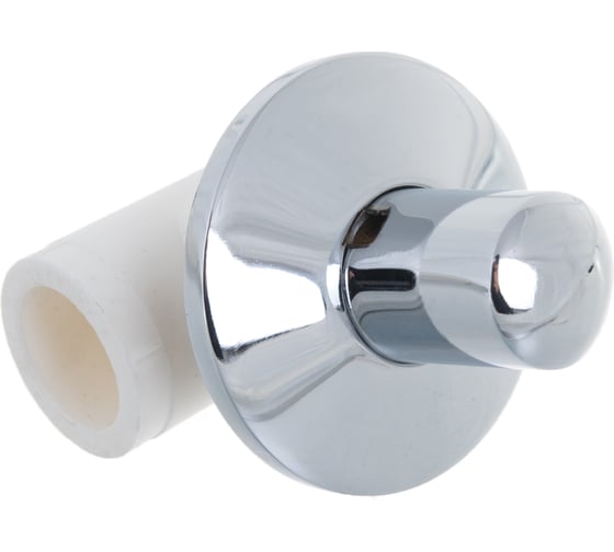 Вентиль с хромированной рукояткой PRO AQUA PP-R d-25 мм PA43010b
