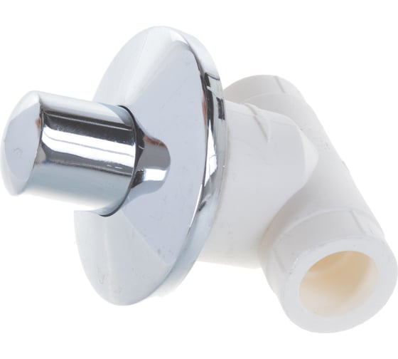 Вентиль с хромированной рукояткой PRO AQUA PP-R d-20 мм PA43008b