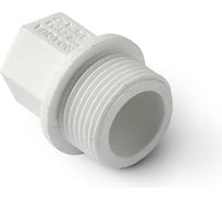 Резьбовая заглушка PRO AQUA PP-R Белая 3/4 PA15510Pb