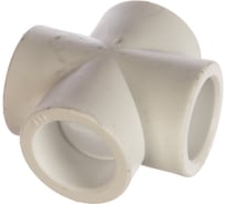 Крестовина PRO AQUA PP-R Белая d-32 мм PA17012Pb