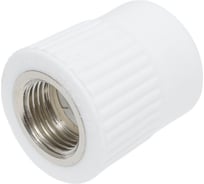 Комбинированная муфта PRO AQUA PP-R ВР белая d-25 мм 1/2" PA22012Pb 15791803