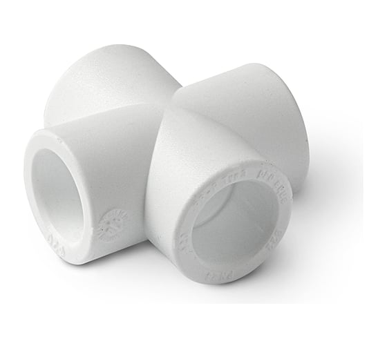 Крестовина PRO AQUA PP-R Белая d-25 мм PA17010Pb 1