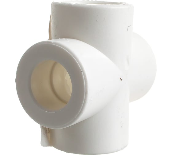 Переходная крестовина PRO AQUA PP-R Белая d-25-20 мм PA17521b