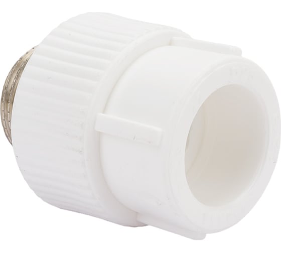 Комбинированная муфта PRO AQUA PP-R НР белая d-25 мм 3/4" PA23014Pb