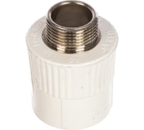 Комбинированная муфта PRO AQUA PP-R НР белая d-32 мм 3/4" PA23016Pb