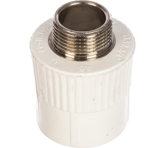 Комбинированная муфта PRO AQUA PP-R НР белая d-32 мм 3/4" PA23016Pb