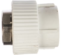 Комбинированная муфта под ключ PRO AQUA PP-R ВР белая d-32 мм 1" PA22518Pb