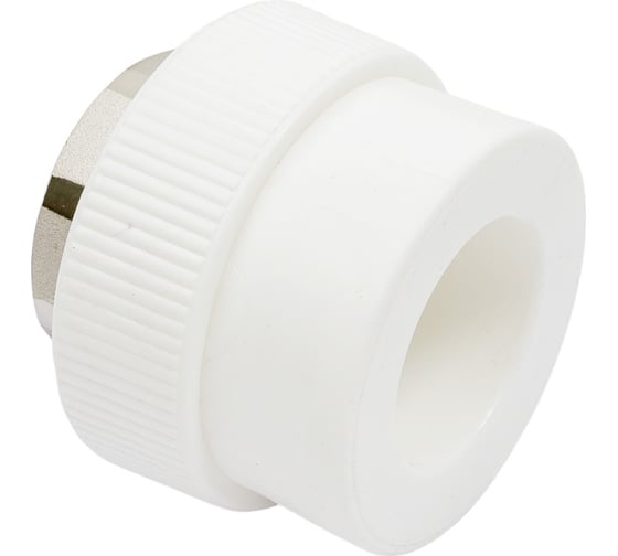 Комбинированная муфта под ключ PRO AQUA PP-R ВР белая d-50 мм 2" PA22523Pb