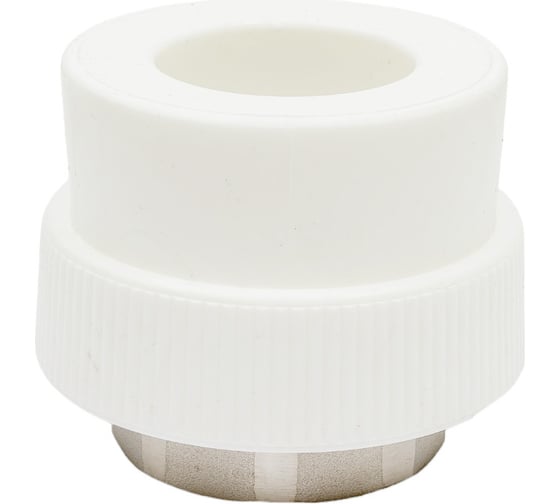 Комбинированная муфта под ключ PRO AQUA PP-R ВР белая d-50 мм 2" PA22523Pb