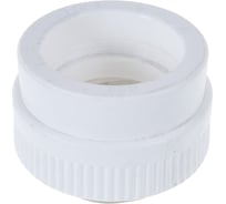 Комбинированная муфта под ключ PRO AQUA PP-R ВР белая d-90 мм 3" PA22528b