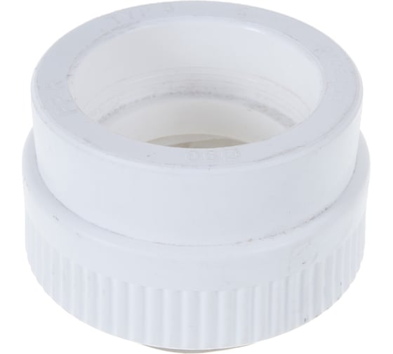 Комбинированная муфта под ключ PRO AQUA PP-R ВР белая d-90 мм 3" PA22528b
