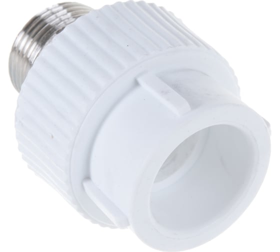 Комбинированная муфта под ключ PRO AQUA PP-R НР белая d-32 мм 1" PA23518Pb