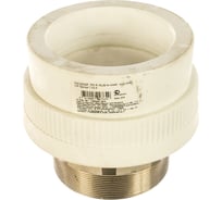 Комбинированная муфта под ключ PRO AQUA PP-R НР белая d-110 мм 4" PA23530Pb