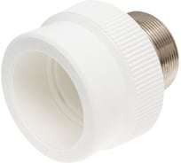 Комбинированная муфта под ключ PRO AQUA PP-R НР белая d-63 мм 2" PA23524Pb