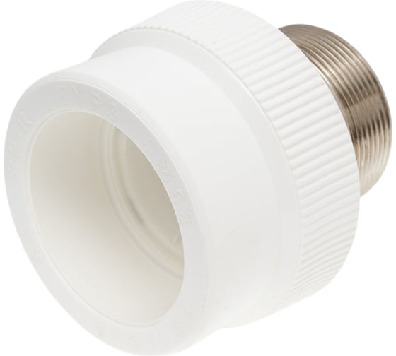 Комбинированная муфта под ключ PRO AQUA PP-R НР белая d-63 мм 2" PA23524Pb 1