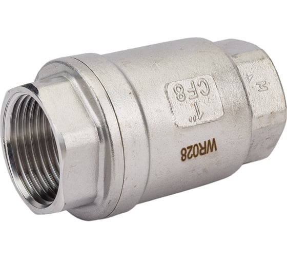 Обратный клапан TITAN LOCK  муфтовый нержавеющий AISI304, ВР/ВР 1", TL1FCV