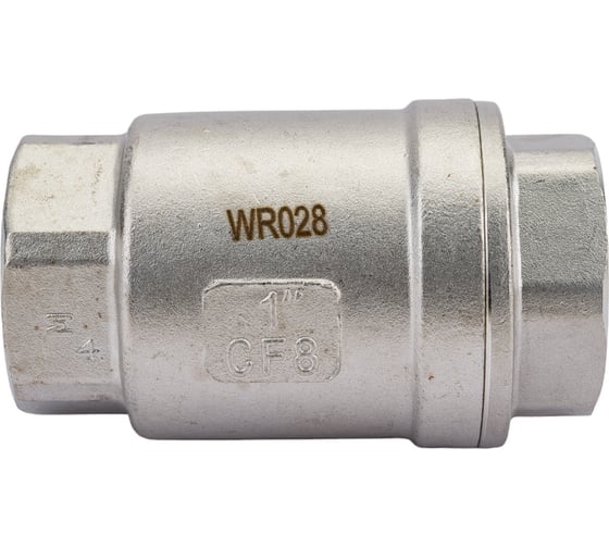Обратный клапан TITAN LOCK  муфтовый нержавеющий AISI304, ВР/ВР 1", TL1FCV
