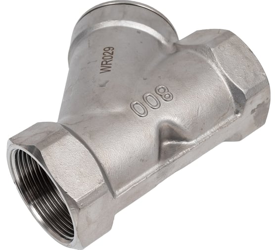 Обратный клапан TITAN LOCK  У-образный нержавеющий AISI304, ВР/ВР 1 1/2", TL1.1/2ACV