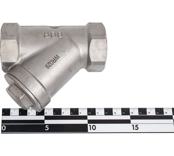 Обратный клапан TITAN LOCK  У-образный нержавеющий AISI304, ВР/ВР 1 1/2", TL1.1/2ACV