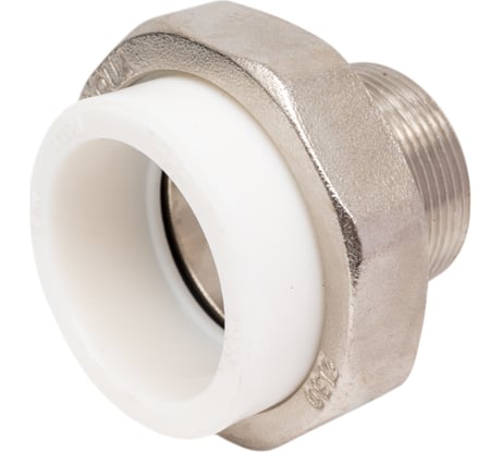 Комбинированная разъемная муфта (американка) PRO AQUA PP-R НР белая d-50 мм 1 1/2" PA21022b