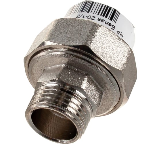 Комбинированная разъемная муфта (американка) PRO AQUA PP-R НР белая d-20 мм 1/2", 25 шт. PA21508