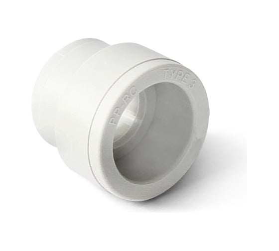 Переходная муфта PRO AQUA PP-R белая 50-40 мм PA12616014b 1