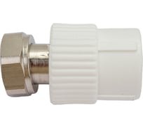 Муфта с накидной гайкой PRO AQUA PP-R белая d-25 мм 3/4" PA29014b