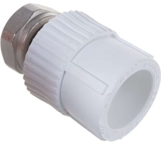 Муфта с накидной гайкой PRO AQUA PP-R белая d-32 мм 1" PA29018b