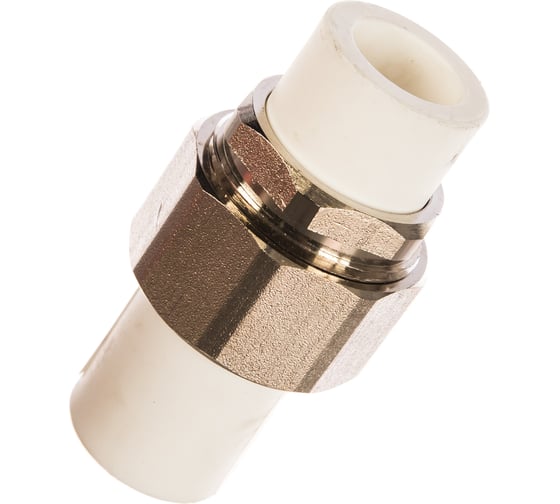 Комбинированное разъемное соединение PRO AQUA PP-R белое 32 мм 1.1/4" PA72012b
