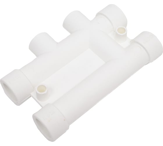Распределительный блок для систем отопления PRO AQUA PP-R белый 25-20 мм PA63010Pb