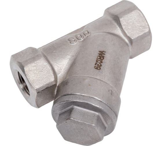 Обратный клапан TITAN LOCK У-образный нержавеющий AISI304, ВР/ВР 1/4", TL1/4ACV 1