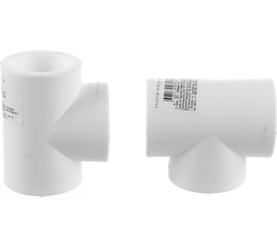 Тройник PRO AQUA PP-R белый 40 мм PA14014Pb 1
