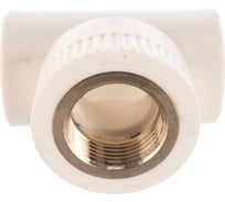 Комбинированный тройник PRO AQUA PP-R ВР белый 32 мм 1" PA24018Pb