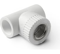 Комбинированный тройник PRO AQUA PP-R ВР белый 32 мм 1/2" PA24015b