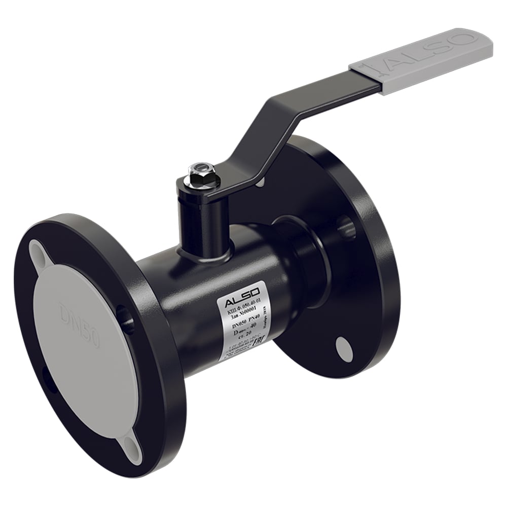 Шаровой кран ALSO КШ.Ф.100.16-01 Ду100 Ру16 фланцевый редуционный ...