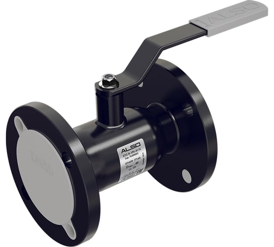 Шаровой кран ALSO КШ.Ф.040.40-01 Ду40 Ру40 фланцевый редуционный стандартнопроходной D160-04386 1