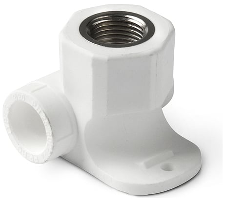 Байпасный уголок для смесителя PRO AQUA PP-R ВР белый d-20 мм 1/2" PA13912b