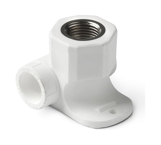 Байпасный уголок для смесителя PRO AQUA PP-R ВР белый d-20 мм 1/2" PA13912b