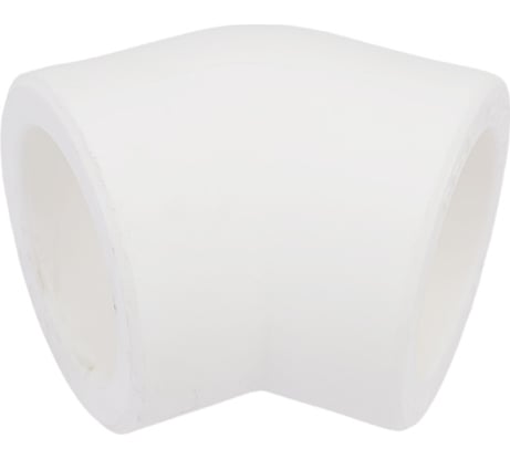 Угольник PRO AQUA PP-R 45 градусов белый 32 мм PA13512Pb