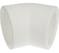 Угольник PRO AQUA PP-R 45 градусов белый 50 мм PA13516Pb