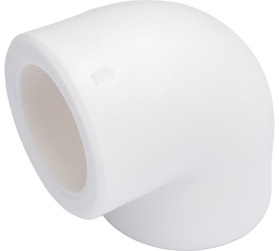Угольник PRO AQUA PP-R 90 градусов, 25шт, белый, 25 мм PA13010Pb