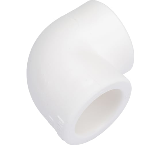 Угольник PRO AQUA PP-R 90 градусов, 25шт, белый, 25 мм PA13010Pb