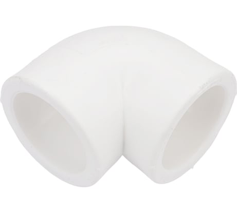 Угольник PRO AQUA PP-R 90 градусов, белый, 40 мм PA13014Pb