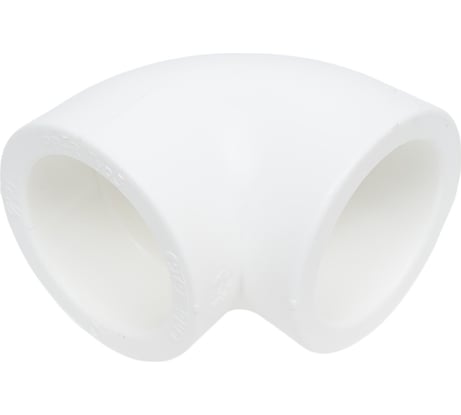 Угольник PRO AQUA PP-R 90 градусов, белый, 50 мм PA13016Pb