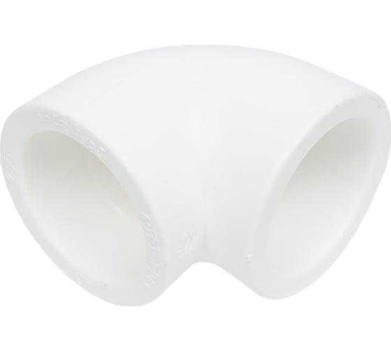 Угольник PRO AQUA PP-R 90 градусов, белый, 50 мм PA13016Pb