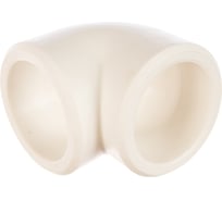 Угольник PRO AQUA PP-R 90 градусов, белый, 75 мм PA13020Pb